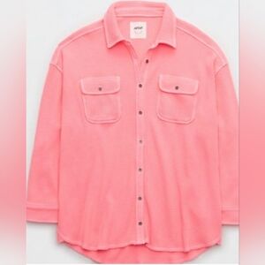 Aerie Lumberjane waffle shirt M